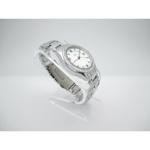 Women's Burgi 1 Atm Water Resistant Analog Date 40mm Dial Crystals Watch (D694) - Picture 4 of 12